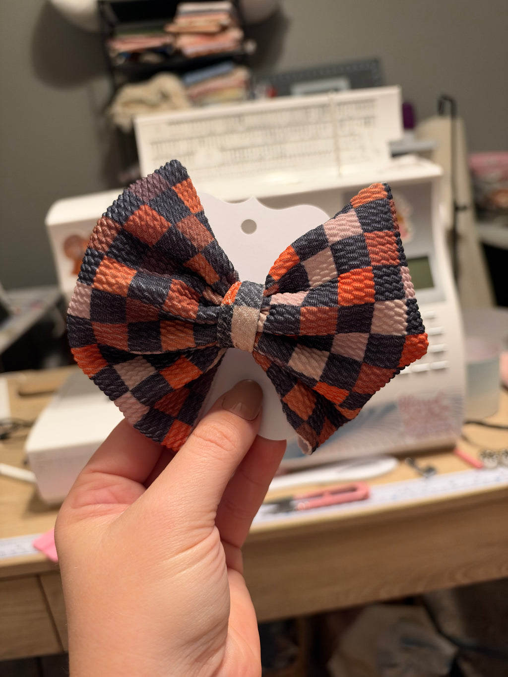 5" Oversized Bullet Knit Bow – Headband, Clip, or Hair Tie