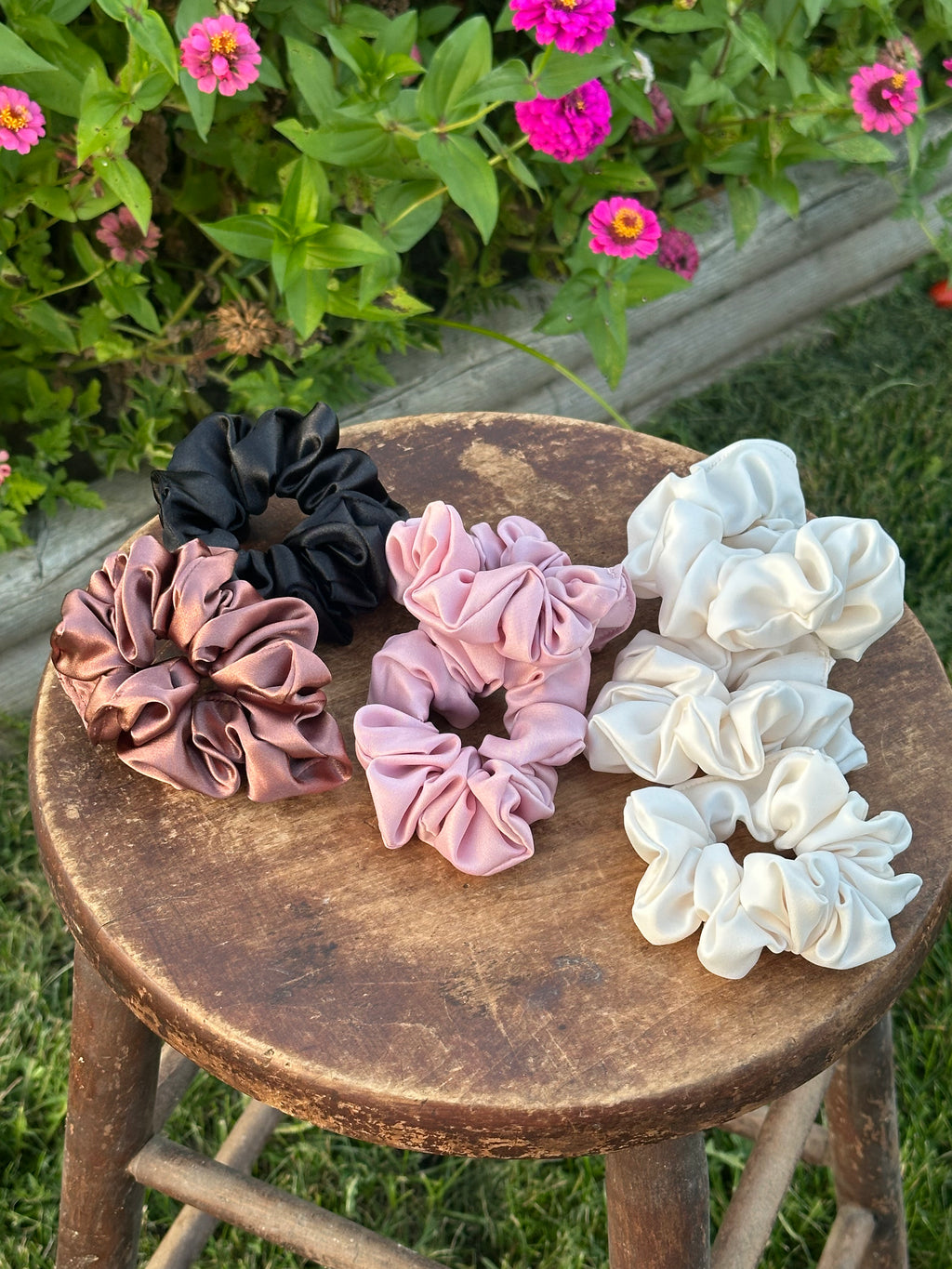 Handcrafted Satin Jumbo Scrunchie