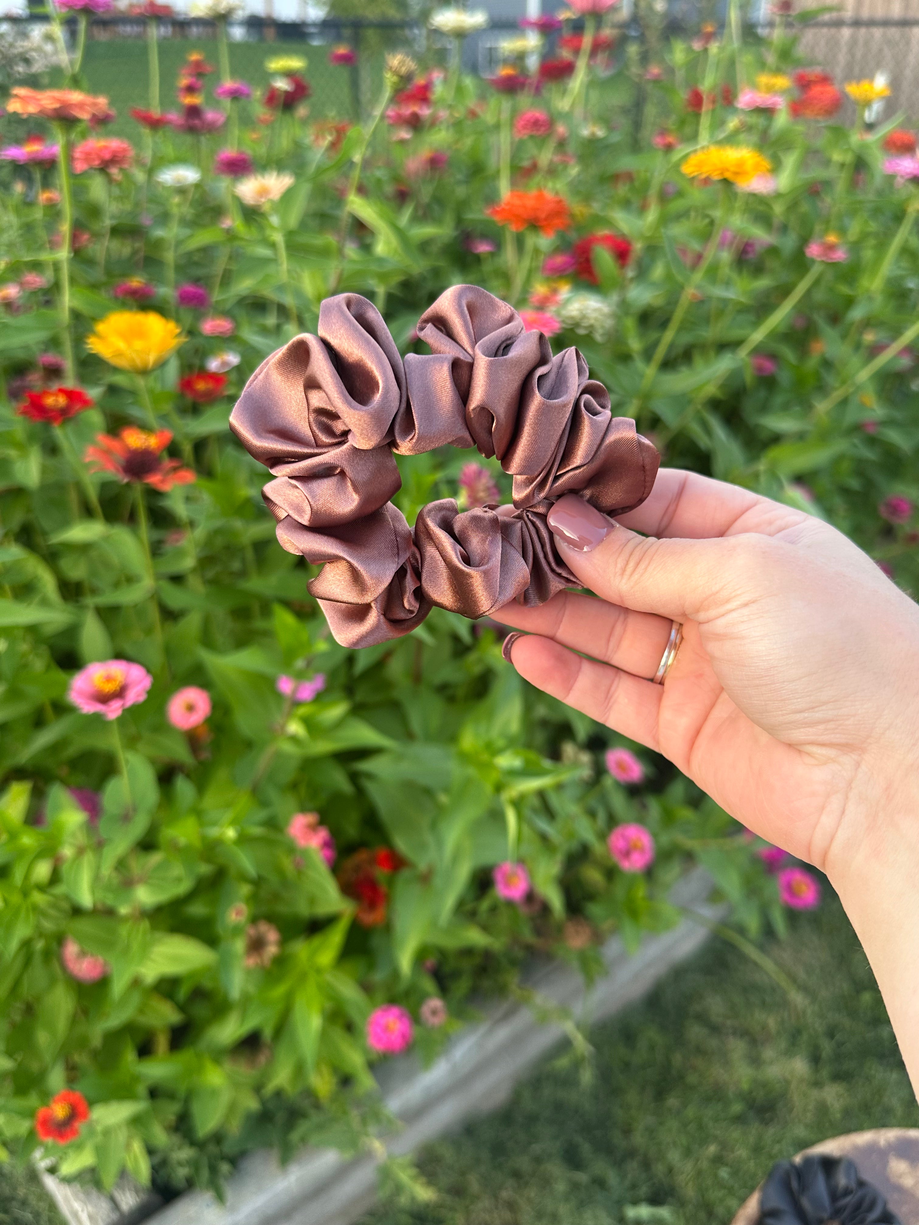 Handcrafted Satin Jumbo Scrunchie