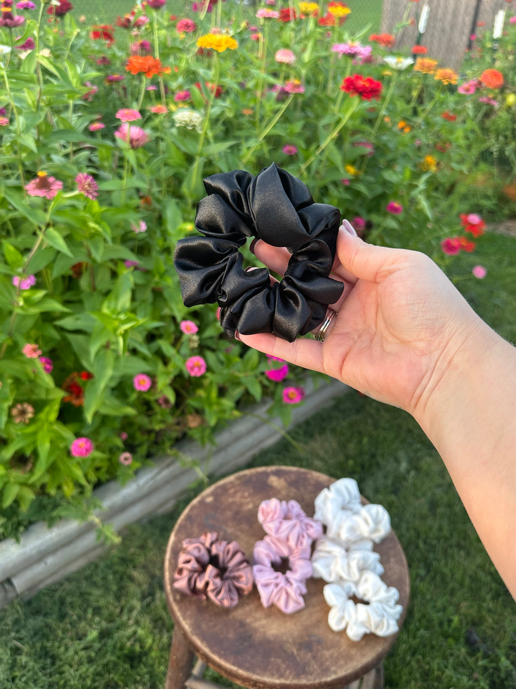 Handcrafted Satin Jumbo Scrunchie