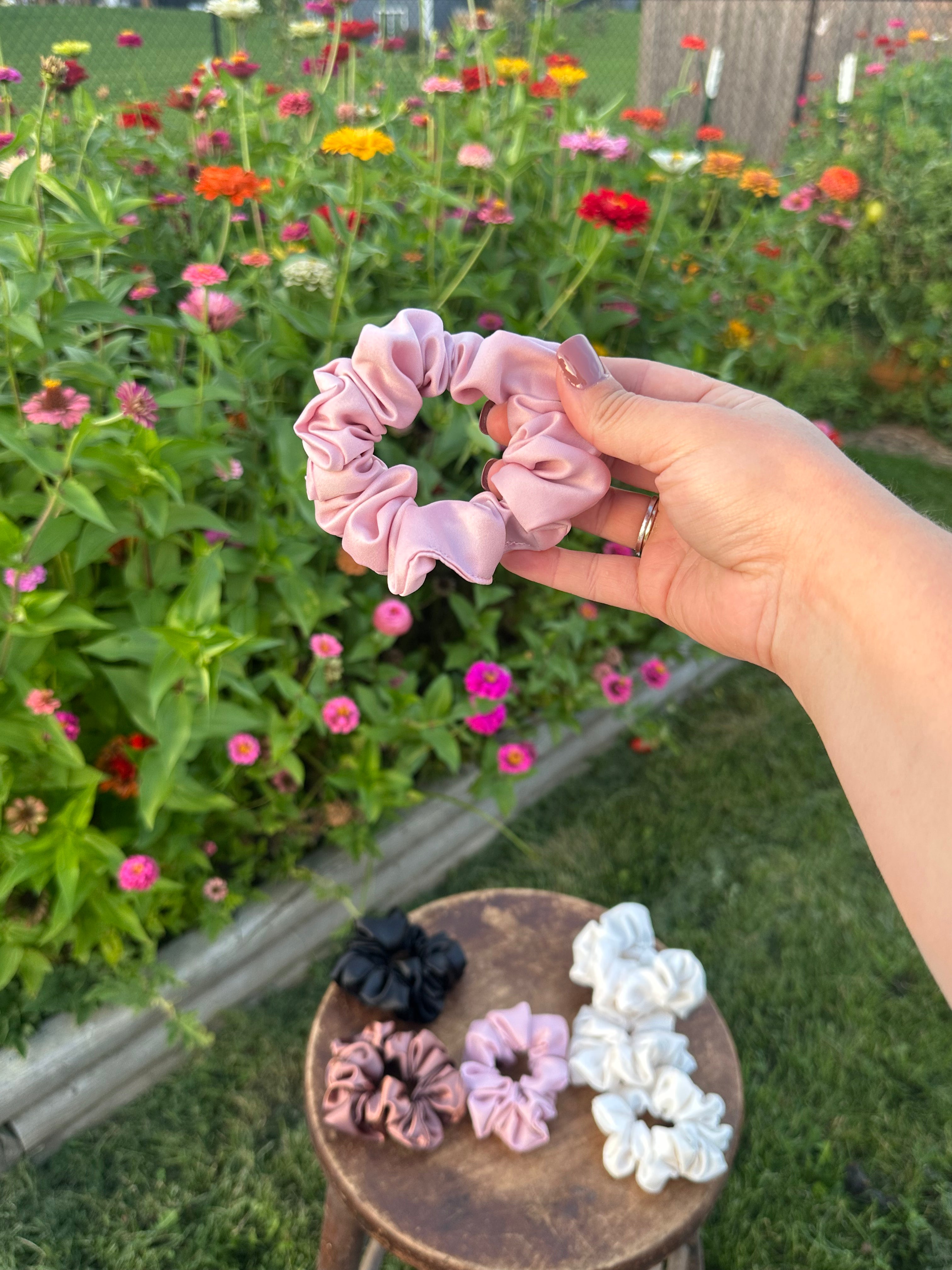 Handcrafted Satin Jumbo Scrunchie