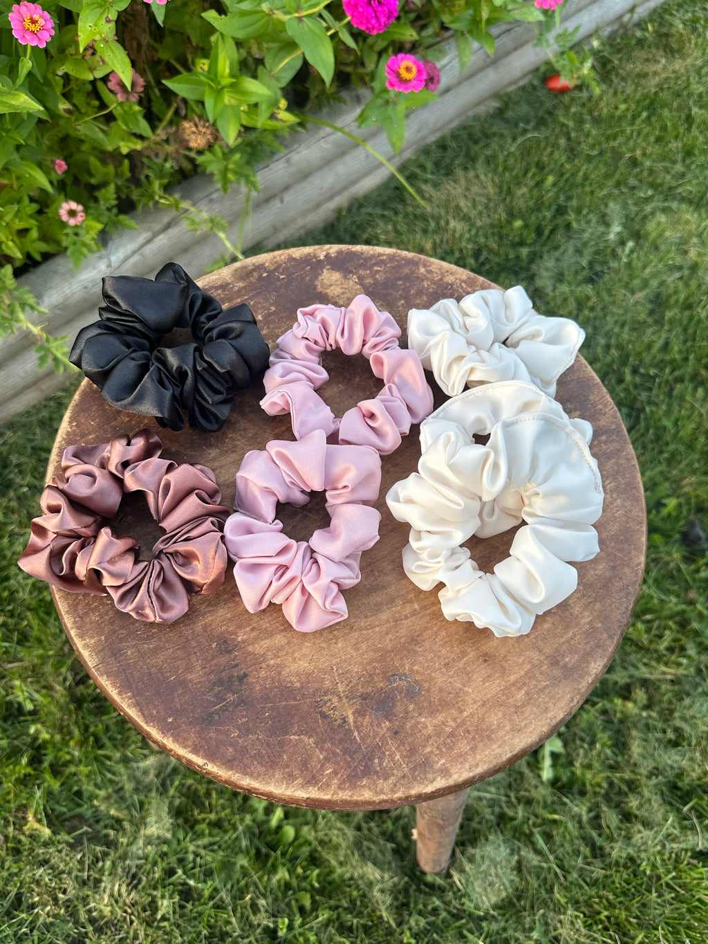 Handcrafted Satin Jumbo Scrunchie