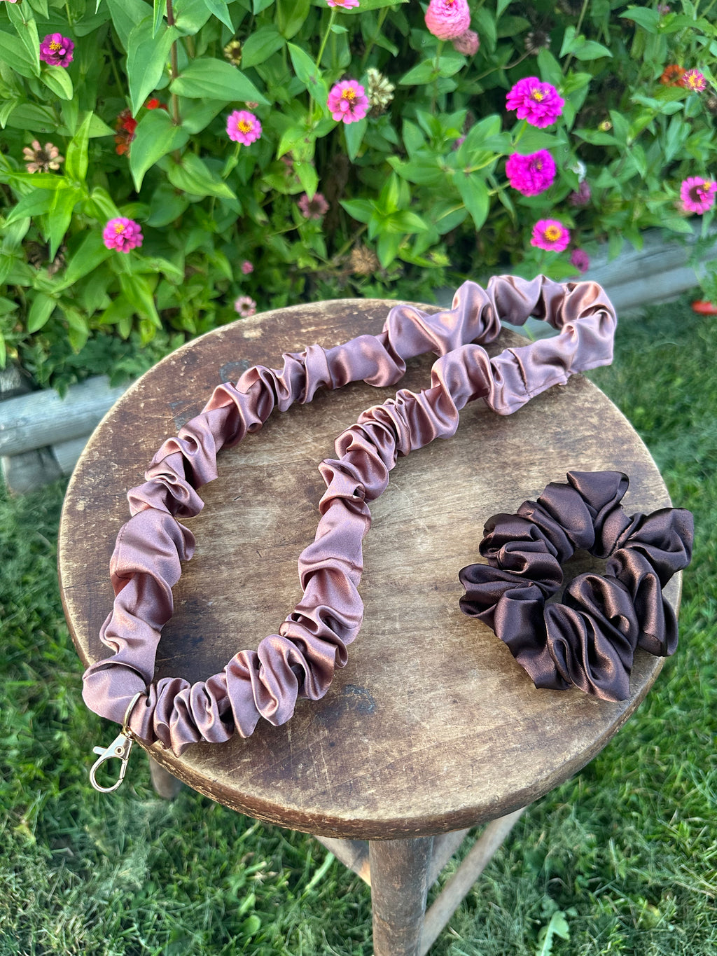 Handcrafted Satin Jumbo Scrunchie