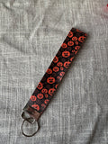 Handcrafted Halloween & Fall Faux Leather Key Fob Wristlets