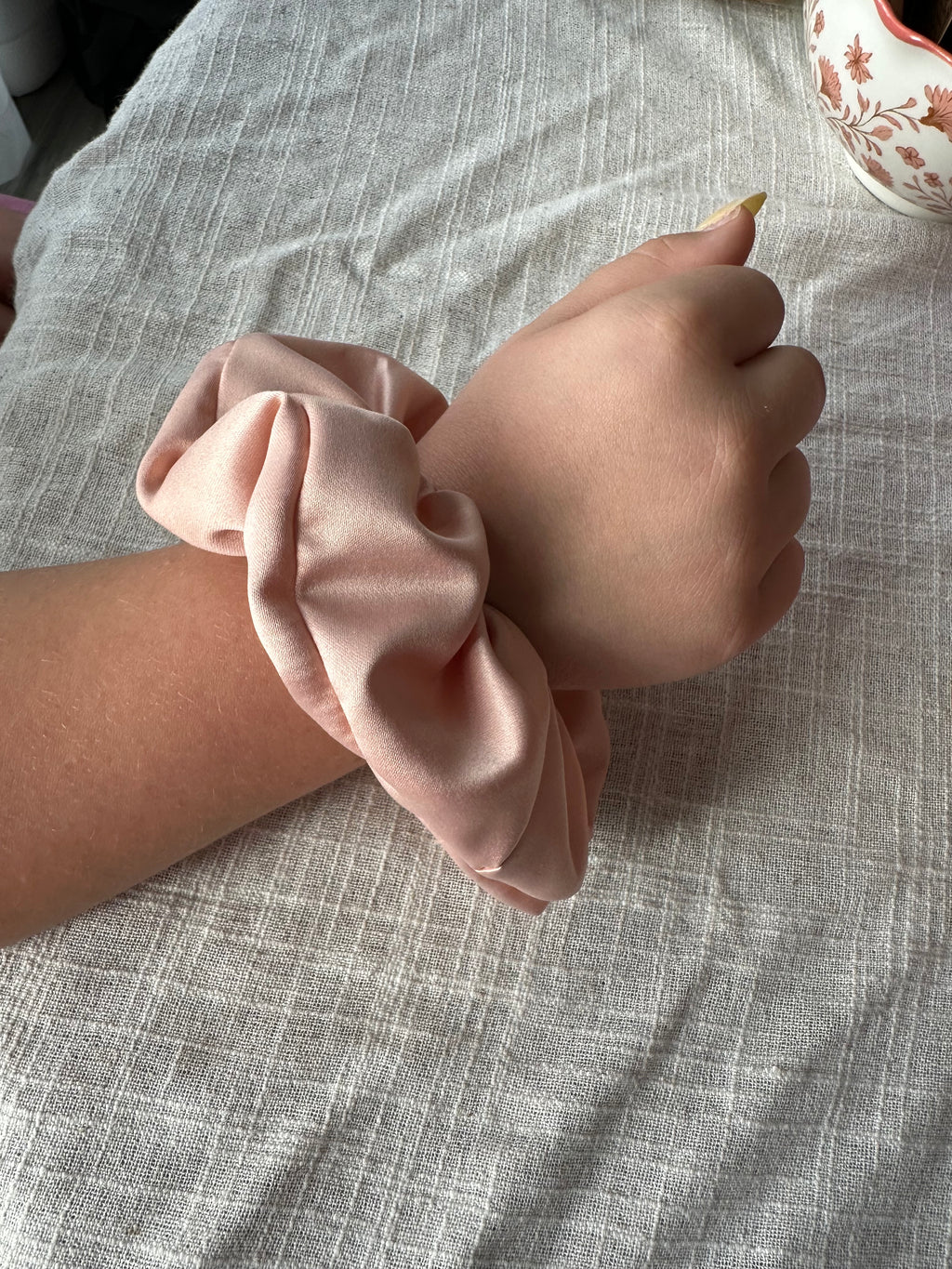 Handcrafted Satin Jumbo Scrunchie