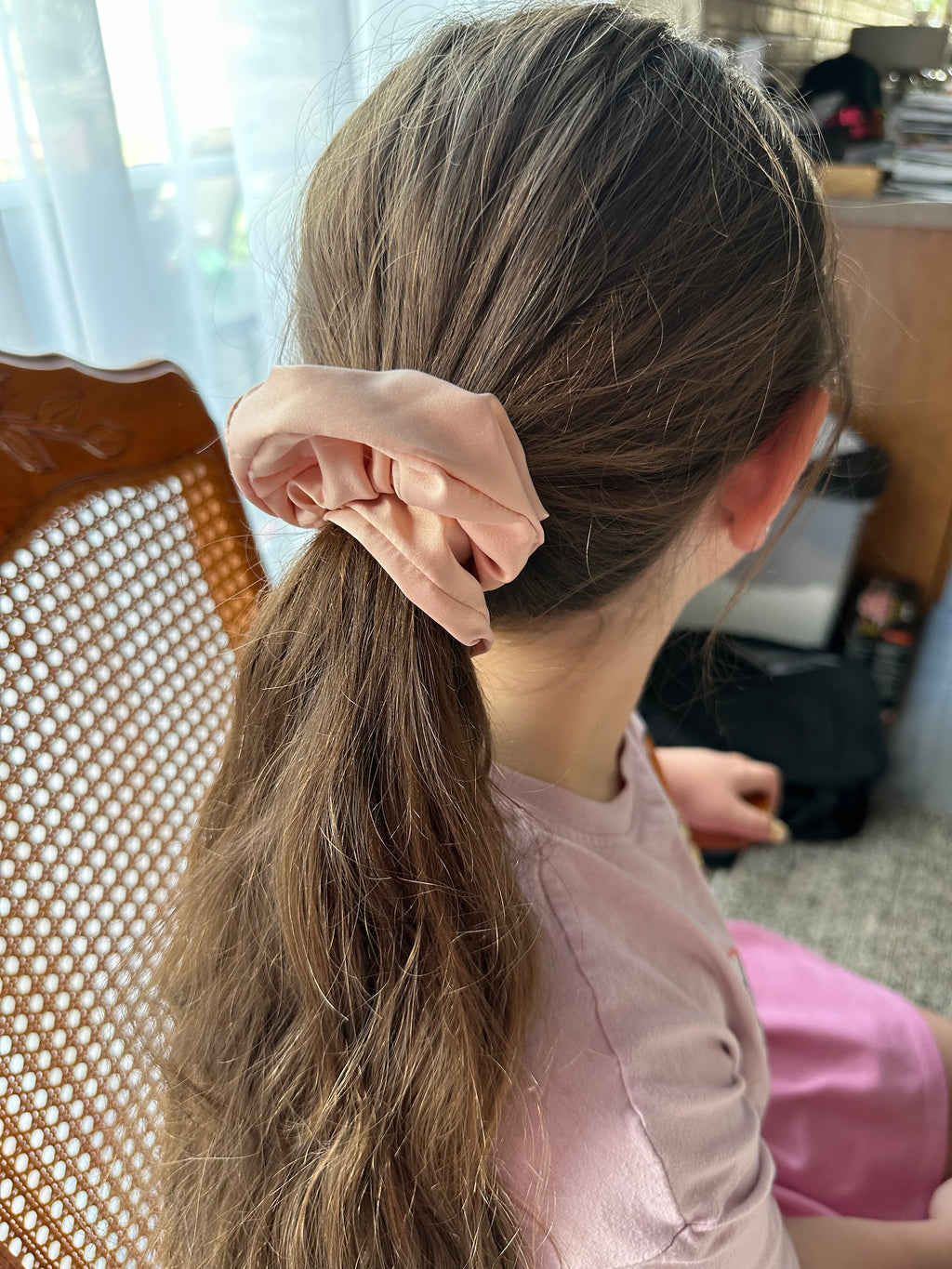 Handcrafted Satin Jumbo Scrunchie
